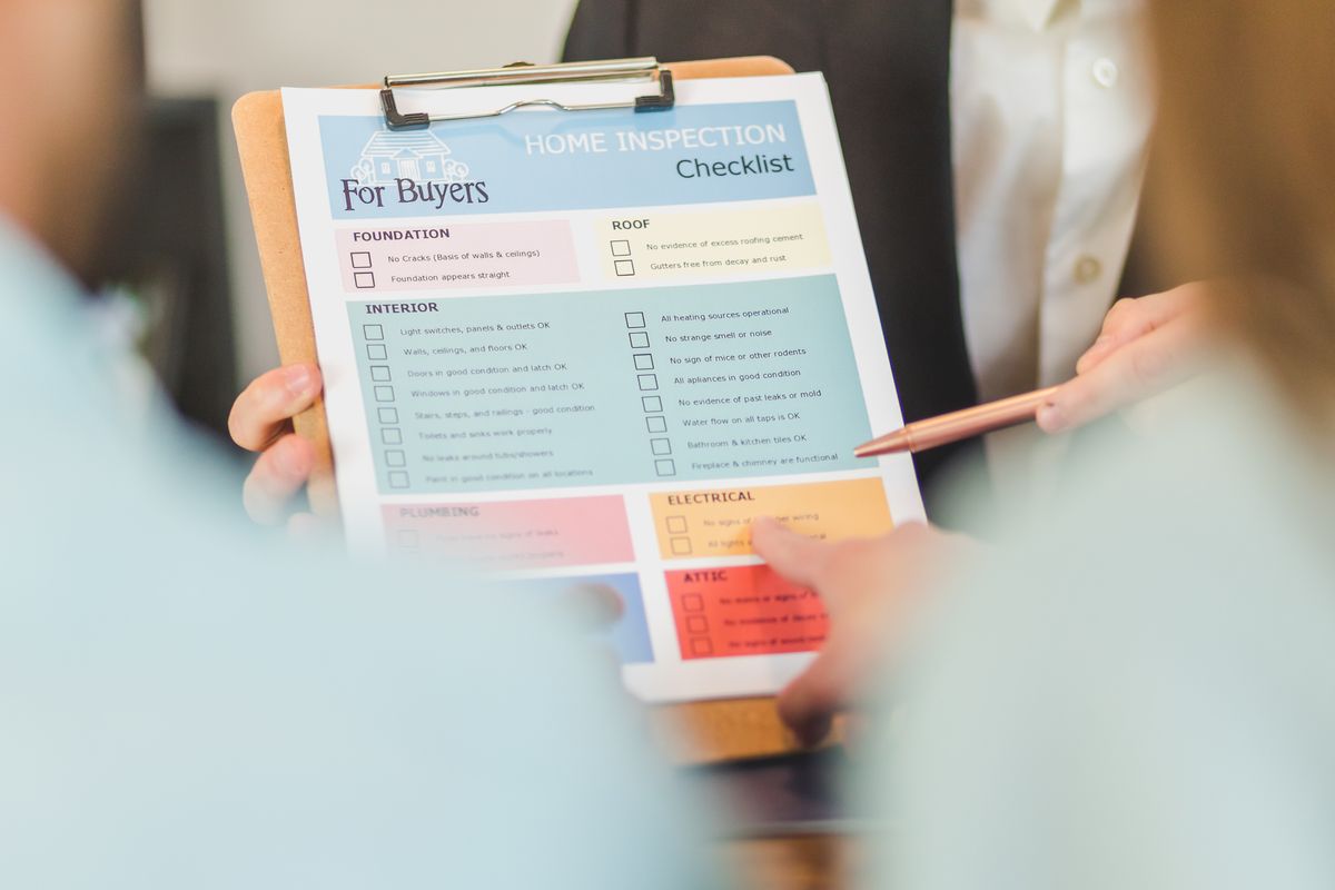 Checklist on a clipboard ready to be completed